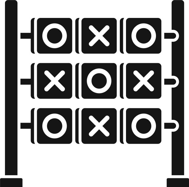 圆形交叉游戏图标风格简单图片下载