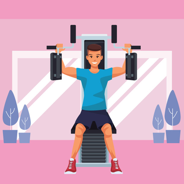 健身的人漫画图片下载