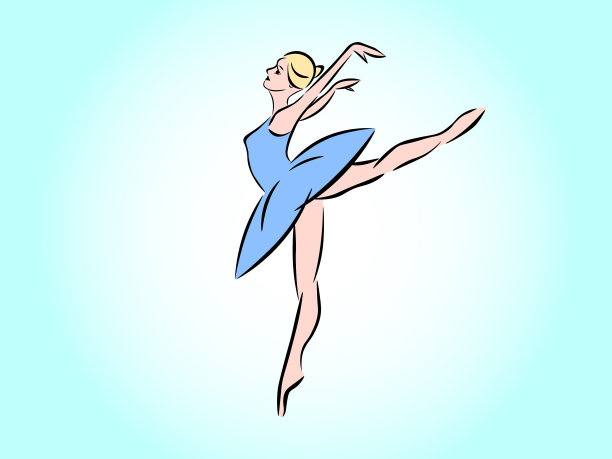 芭蕾舞女演员的舞蹈图片下载