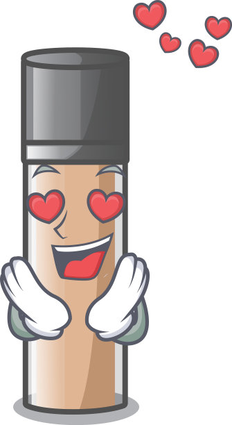 在爱心基金会化妆成吉祥物的形状图片下载