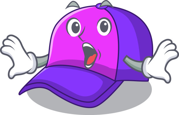 惊讶的帽子人物在形状滑稽图片下载