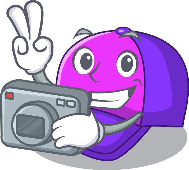 摄影师帽字符的形状好笑图片下载