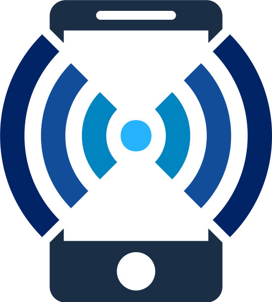 WIFI手机标志图标设计图片下载
