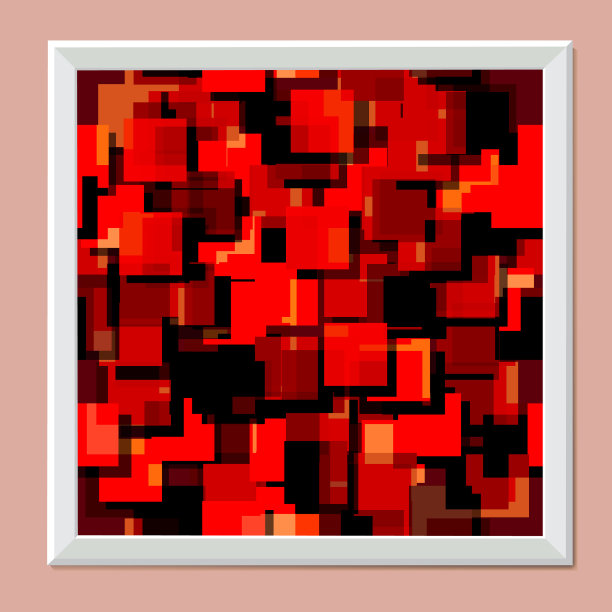 画框为木制长棍面包图片下载