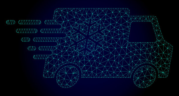 冷藏车多边形网架用图片下载