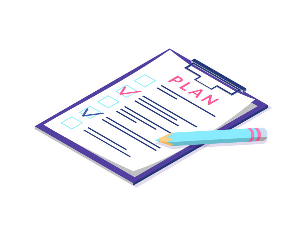 计划页上的剪贴笔和文件图片下载