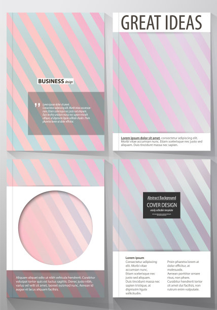 商业模板的小册子杂志传单图片下载