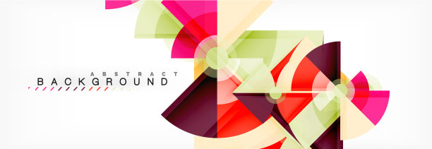 时尚的圆圈组成几何背景图片下载