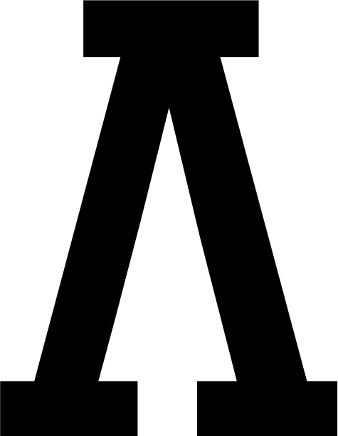 字母三角形标志图片下载