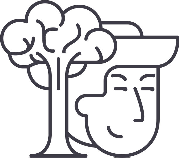 自然资源保护者线图标概念图片下载