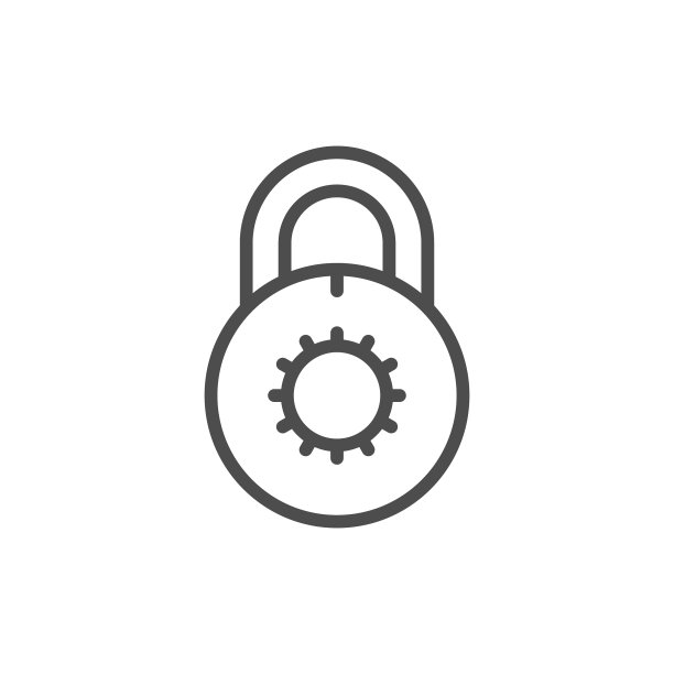 锁线条图标图片下载