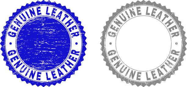 垃圾真皮革刮花邮票图片下载