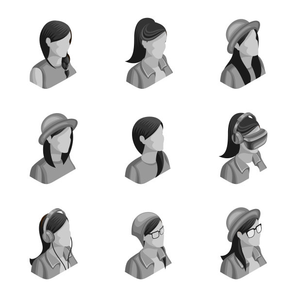 定性等距3d角色不活跃图片下载