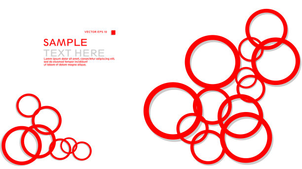 简单的圆形背景用红色和图片下载