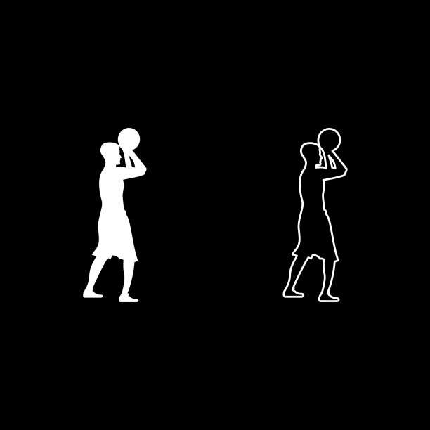 篮球运动员投篮球人图片下载