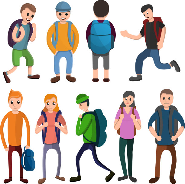 背包图标设置卡通风格图片下载