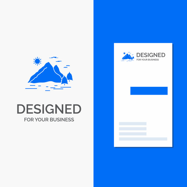 企业标志为自然山景观山图片下载