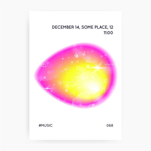 音乐节夏季海报和传单图片下载