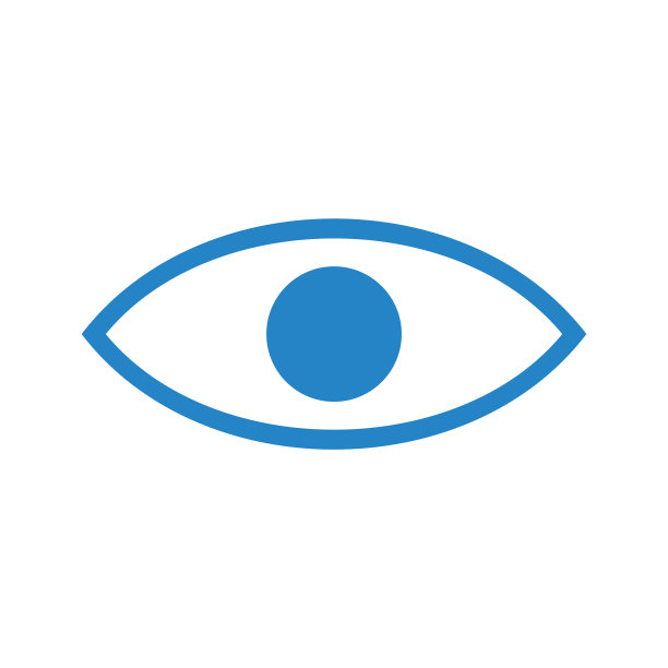 眼睛图标在白色背景的图形和网络图片下载