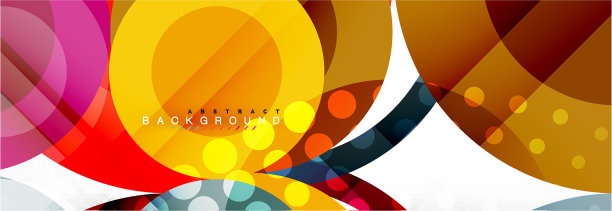 圆构成抽象背景图片下载