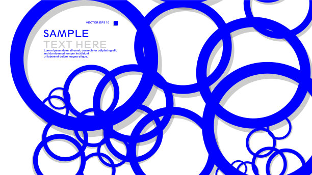 简单的圆形背景用蓝色和图片下载