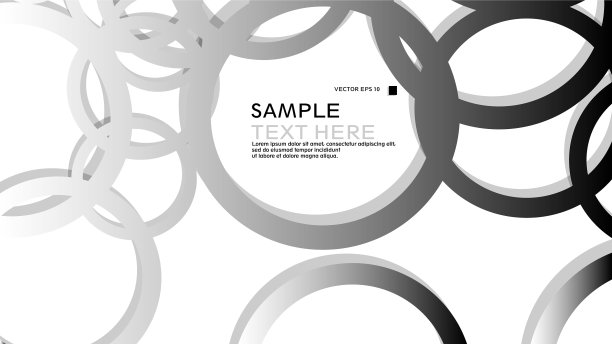 简单的圆形背景与梯度黑色图片下载