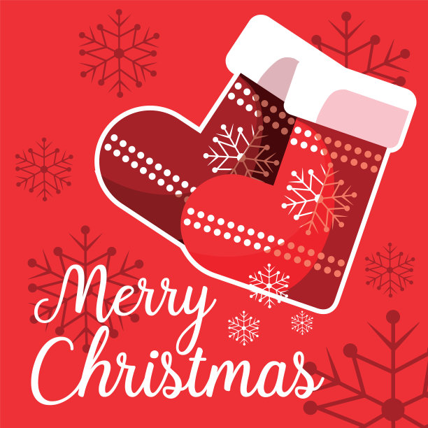 袜子装饰的圣诞图标图片下载