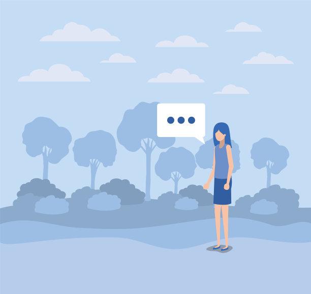 营地里有个年轻女人在说话图片下载