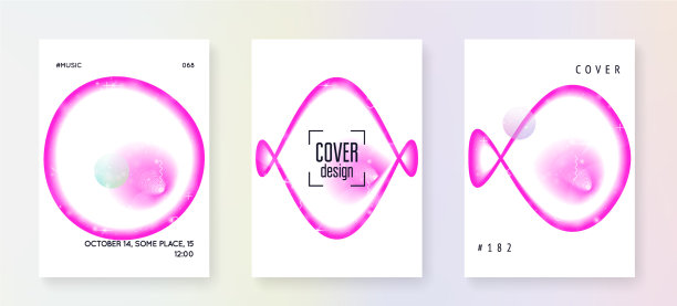 带有动态元素的流体形状图片下载