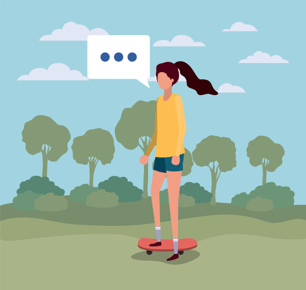 营地里有个年轻女人在说话图片下载