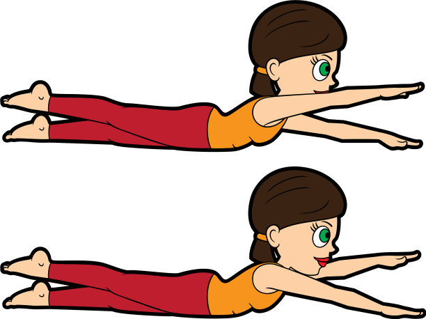 瑜伽体式设置半蝗虫姿势图片下载