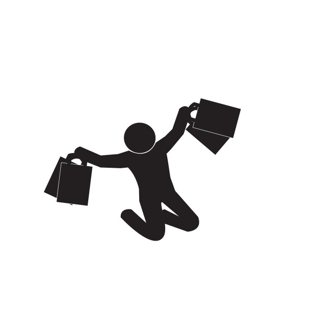 膝盖滑到购物庆祝图片下载