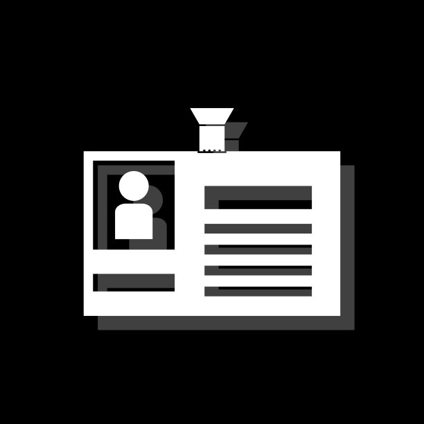 标识卡图标平面图片下载