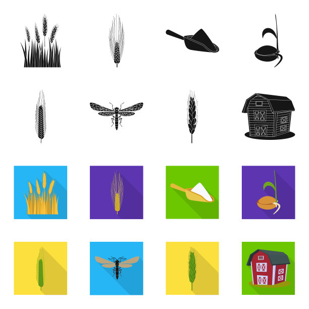 孤立对象农业和农业标志图片下载