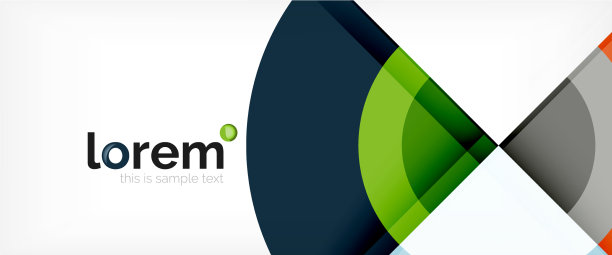 现代几何圆抽象背景图片下载