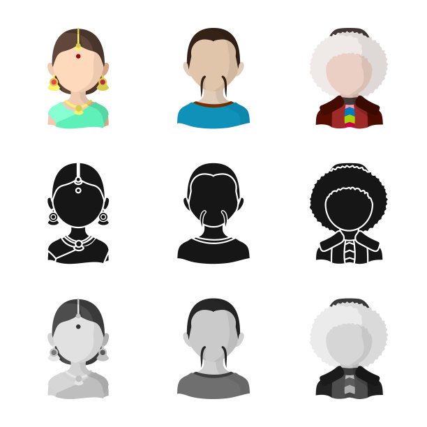 孤立的对象模仿者和常驻符号图片下载