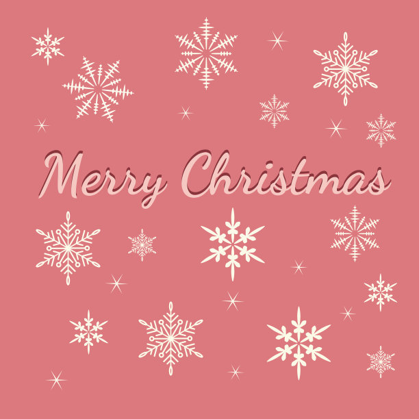 圣诞节的背景是雪花图片下载