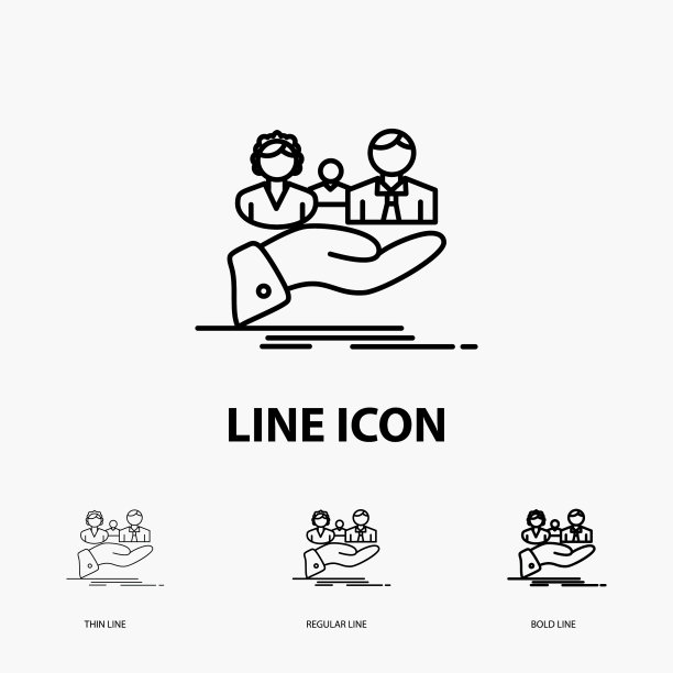 保险健康家庭生活手标在瘦图片下载