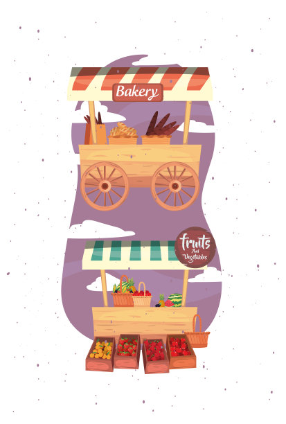 街道市场商业平面设计图片下载