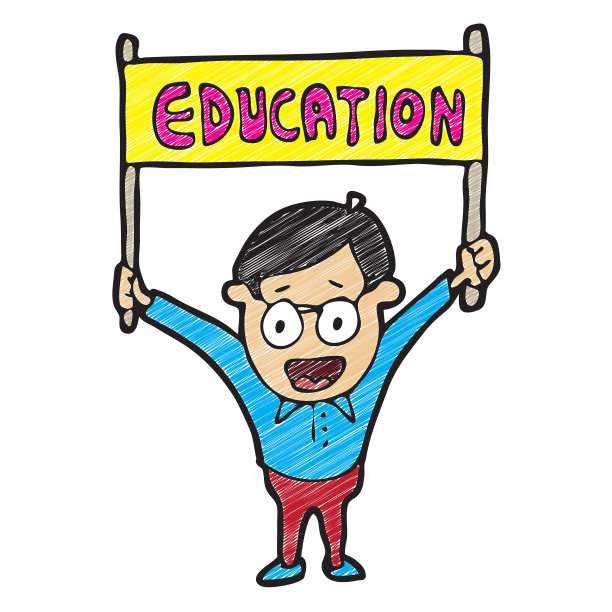 数字绘制儿童的性格和教育图片下载