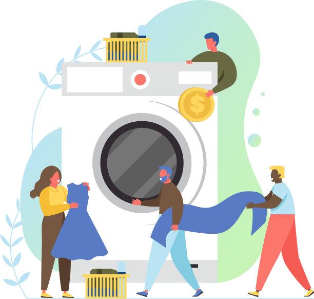 洗衣服务平面设计图片下载