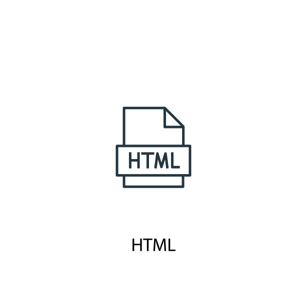 HTML概念线条图标图片下载