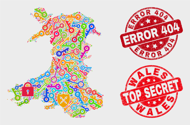 组成保卫威尔士地图和划痕图片下载