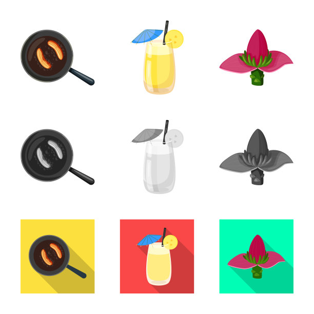 设计自然和素食标志图片下载