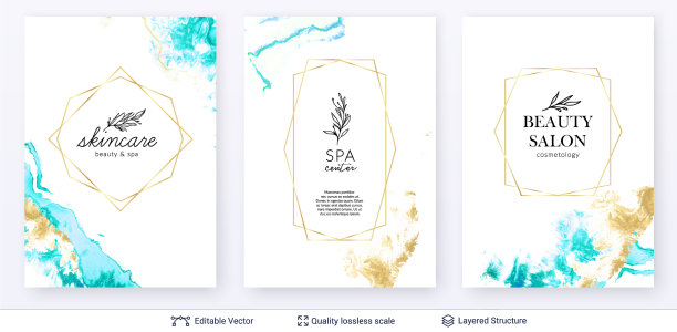 美容spa护理沙龙美容师标志设计图片下载