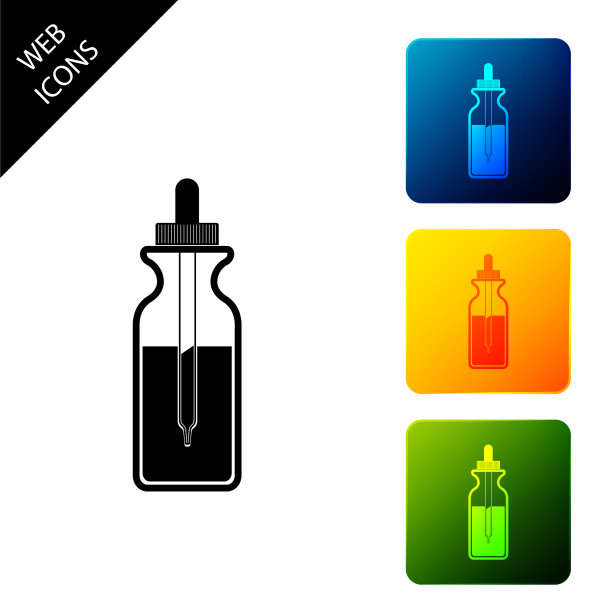 带吸管的玻璃瓶，带吸管的小瓶图片下载