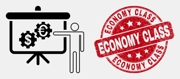 金融引擎演示轮廓图标图片下载