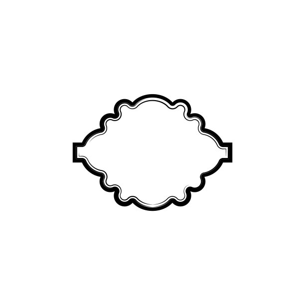 复古框架孤立元素图片下载