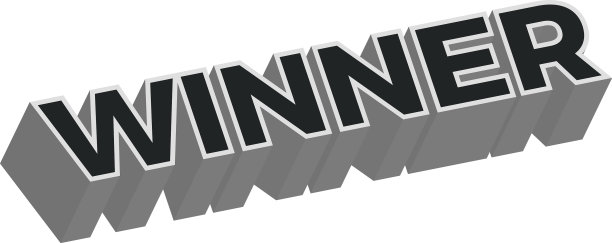 优胜者标志横幅设计图片下载