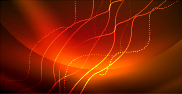 霓虹灯波背景图片下载